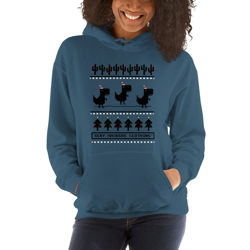 No Internet Dino Ugly Unisex Hoodies