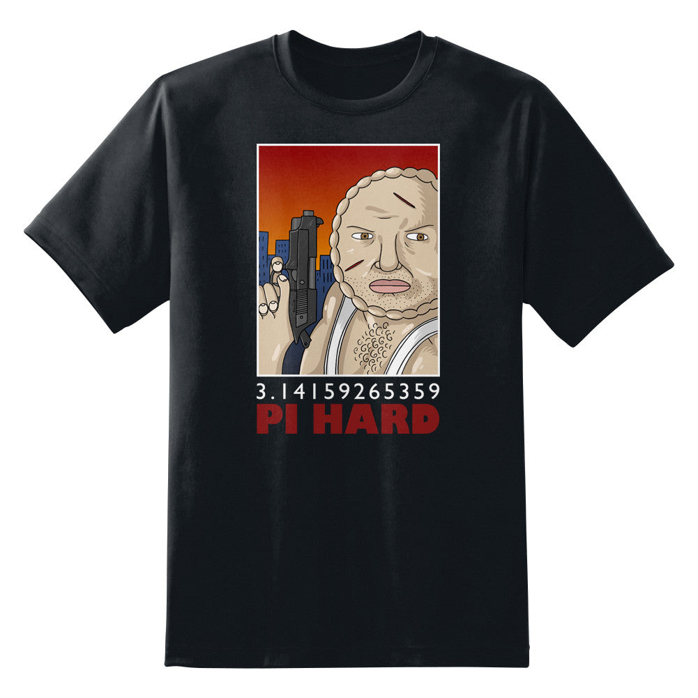 Pi Hard Unisex T-Shirt by Sexy Hackers