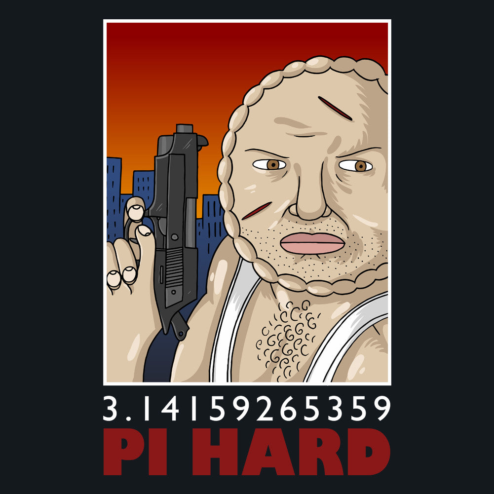 Pi Hard Unisex T-Shirt by Sexy Hackers