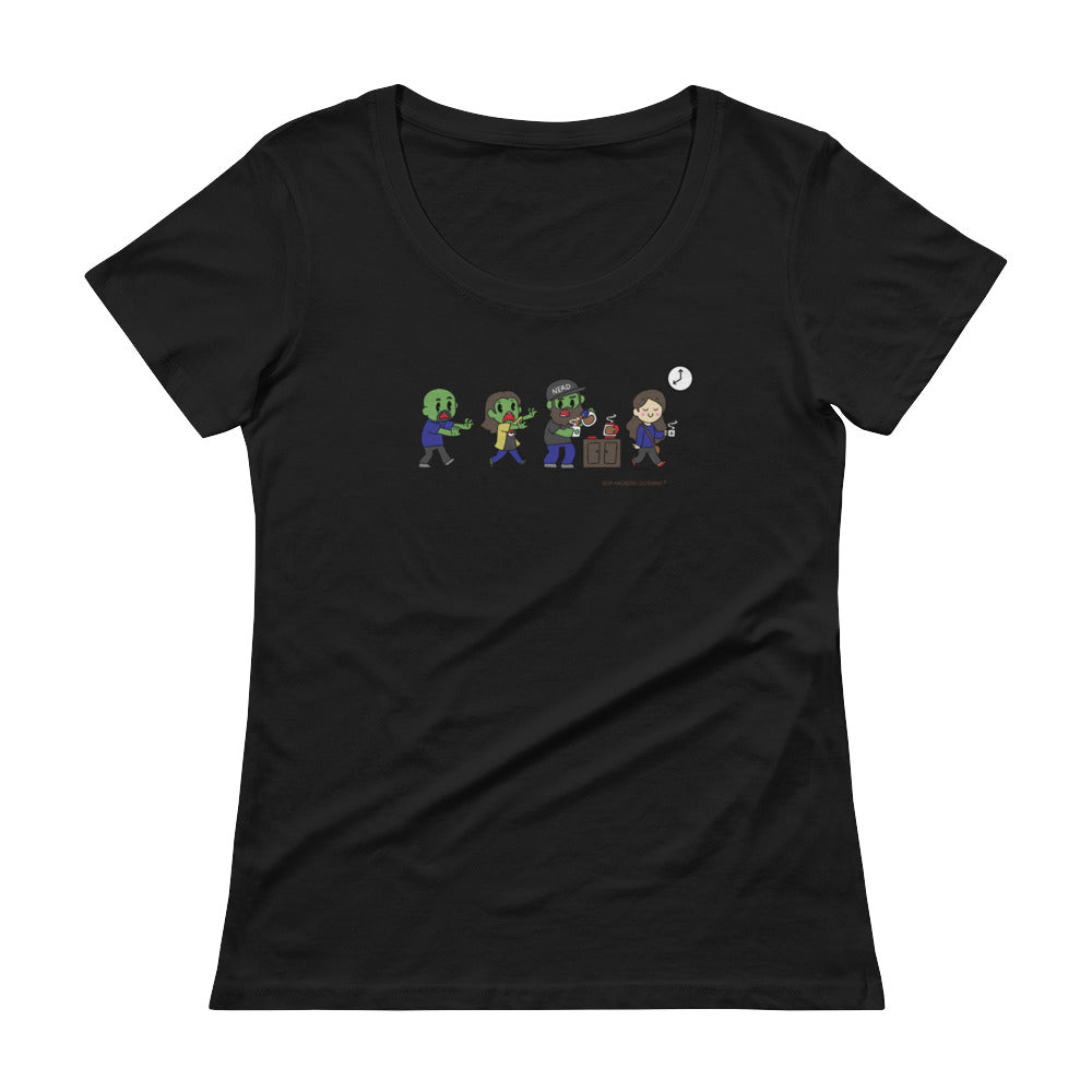 Zombie SexyHackers Team Women's Scoopneck T-shirt