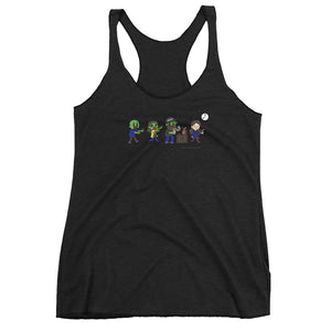 Zombie SexyHackers Team Women's Racer-back Tank-top