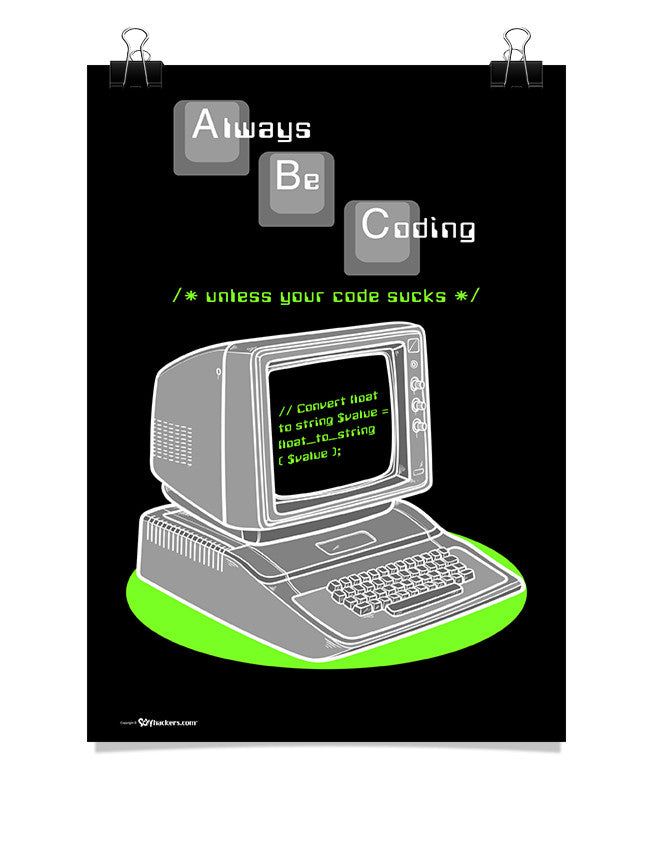 Poster - ABC - Always Be Coding  - 1