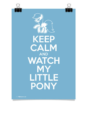 Poster - Keep Calm and Watch My Little Pony  - 1