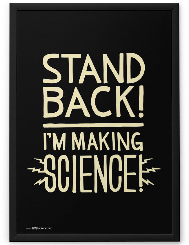 Poster - Stand Back! I'm Making Science  - 2