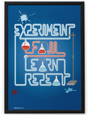 Poster - Experiment. Fail. Learn. Repeat.  - 2