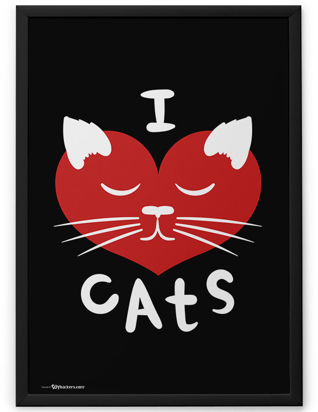 Poster - I ♥ Cats  - 2
