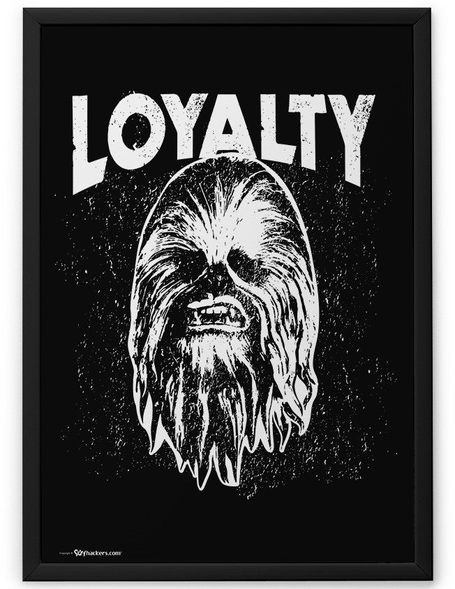 Poster - Star Wars Force Awakens Loyalty Chewie Adult Poster For Jedi Masters  - 2