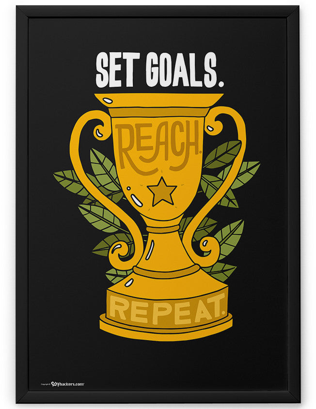 Poster - Set goals. Reach. Repeat.  - 2