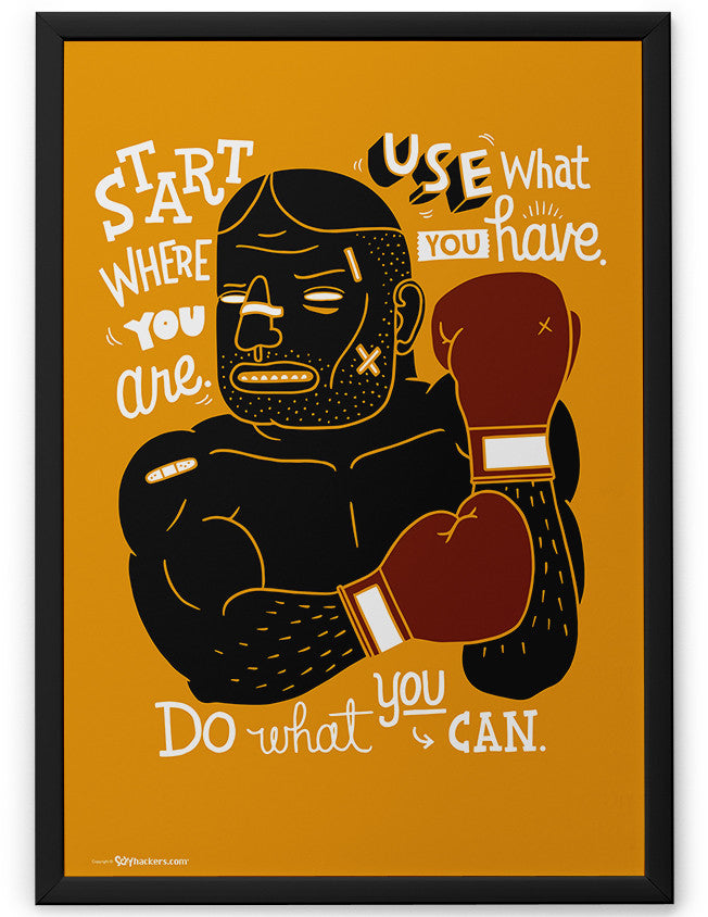 Poster - Start where you are. Use what you have. Do what you can.  - 2