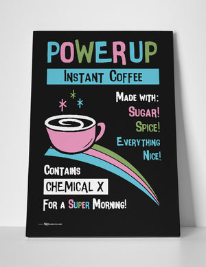 Power Up Coffee Canvas
