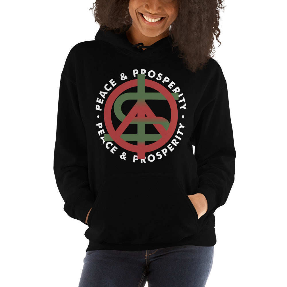 Peace and Prosperity Unisex Hoodies