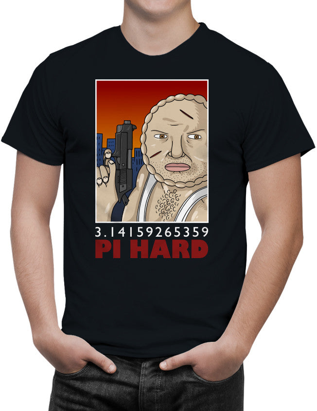 Pi Hard Unisex T-Shirt by Sexy Hackers