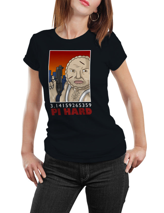 Pi Hard Unisex T-Shirt by Sexy Hackers