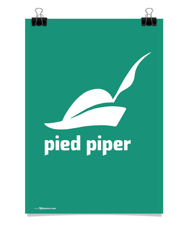 Poster - Pied Piper Logo Poster from the TV Series Silicon Valley on HBO 24x36 / Poster - 1