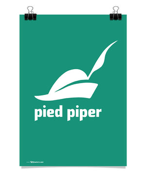 Poster - Pied Piper Logo Poster from the TV Series Silicon Valley on HBO 24x36 / Poster - 1