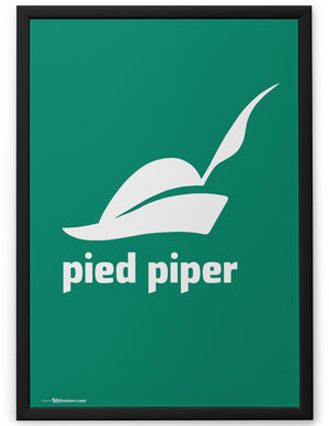 Poster - Pied Piper Logo Poster from the TV Series Silicon Valley on HBO  - 2