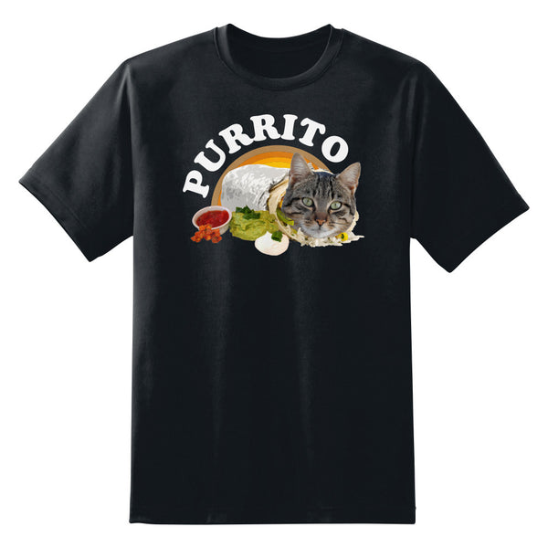 Purrito Cat Burrito Funny Unisex T-Shirt – Sexy Hackers Clothing