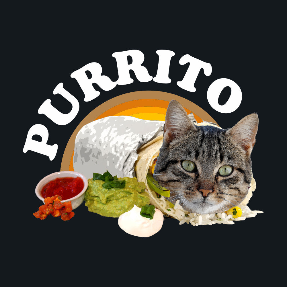 Purrito Cat Burrito Funny Unisex T-Shirt