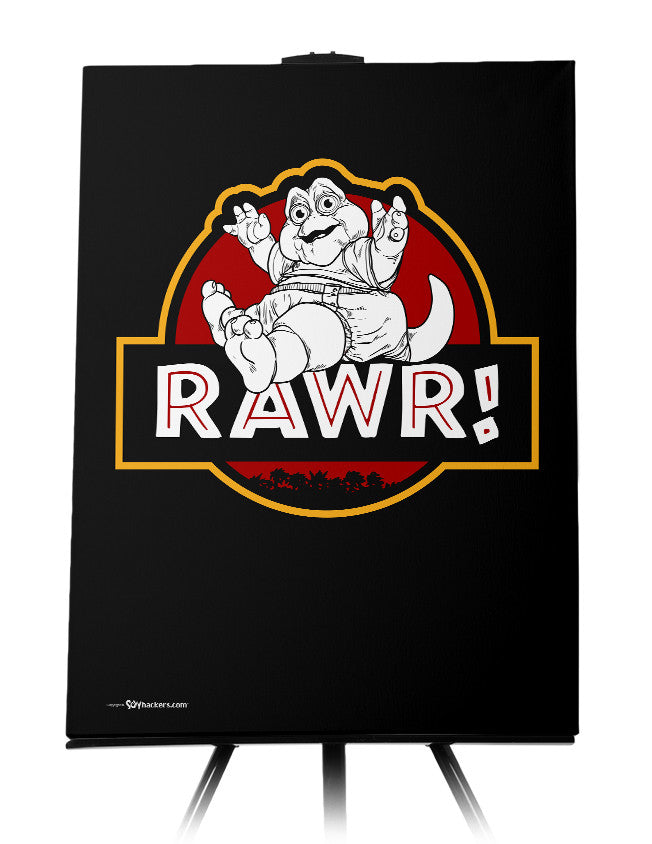 Rawr Baby Sinclair Dinosaurs Sitcom Canvas