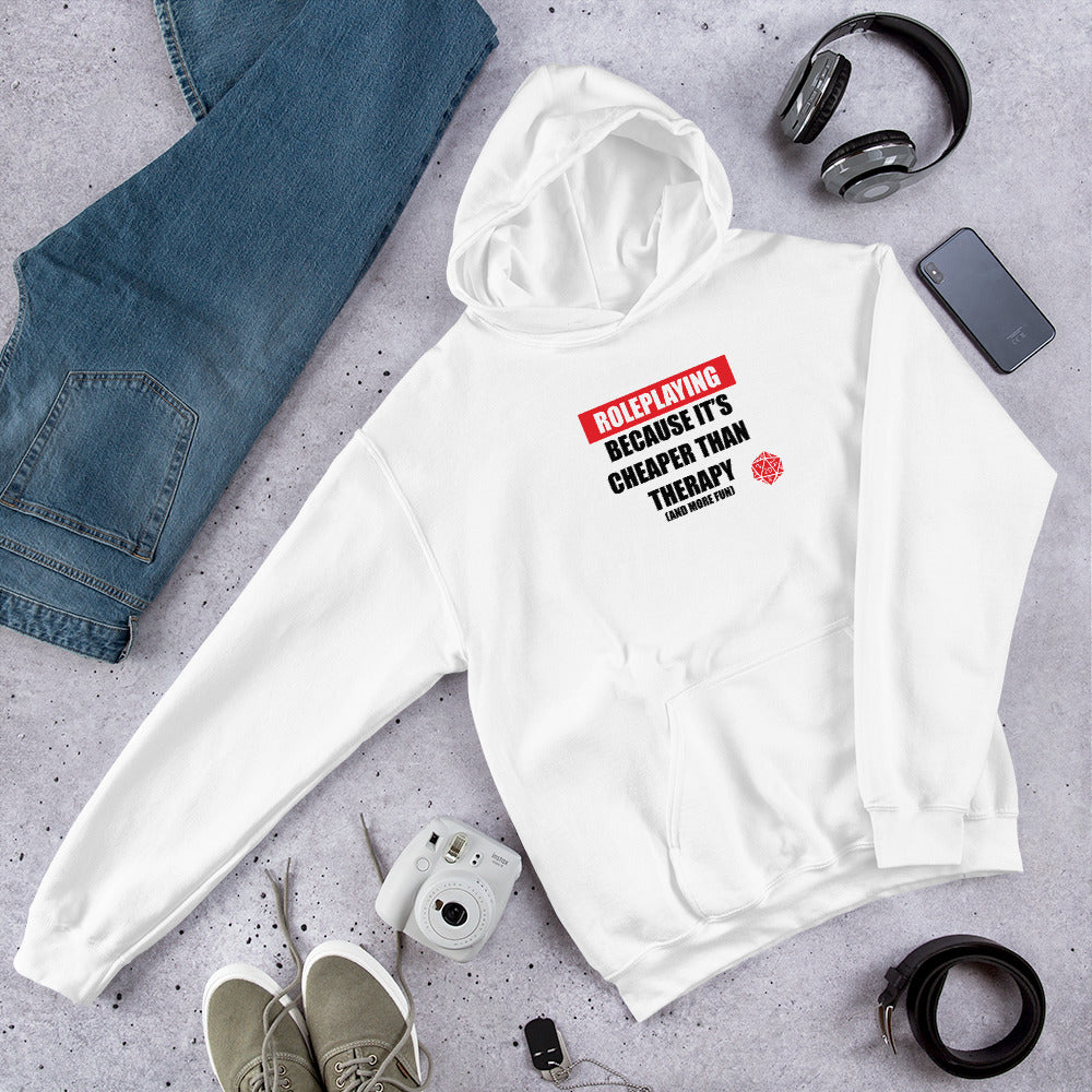 Role Playing vs Therapy Unisex Hoodies