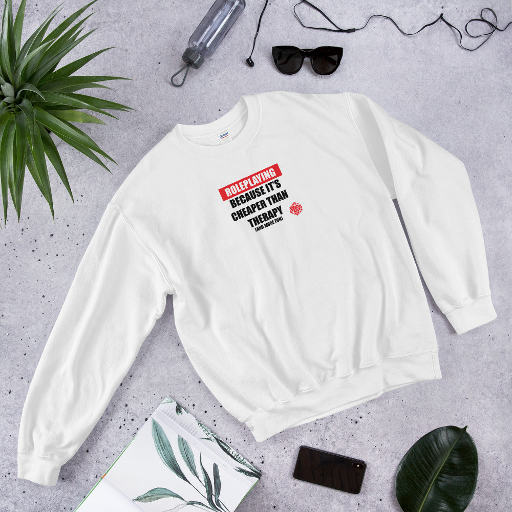 Role Playing vs Therapy Unisex Sweatshirts