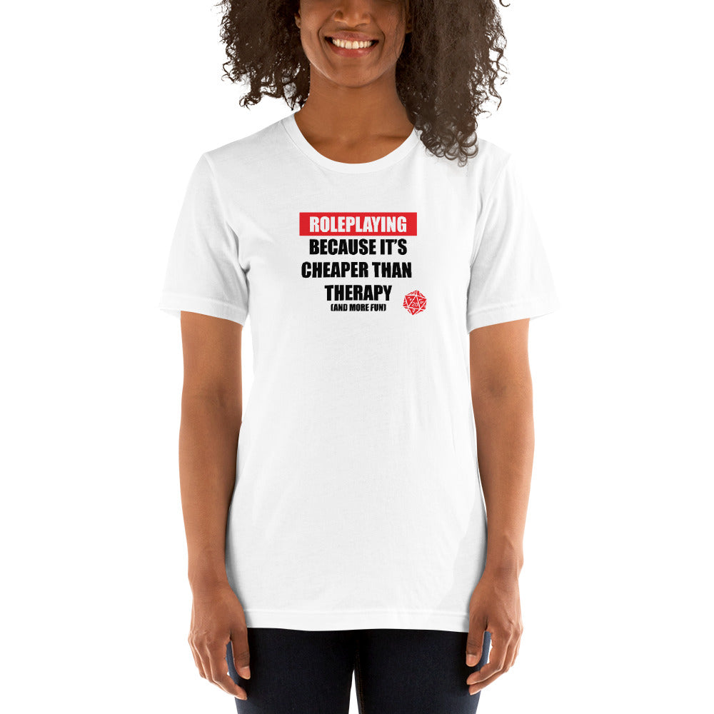 Role Playing vs Therapy Unisex T-shirt