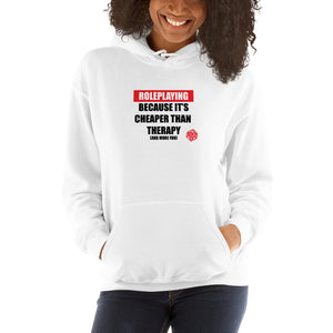 Role Playing vs Therapy Unisex Hoodies