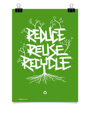 Poster - Reduce Reuse Recycle  - 1