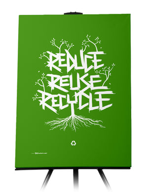 Canvas - Reduce Reuse Recycle  - 1