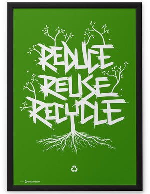 Poster - Reduce Reuse Recycle  - 2