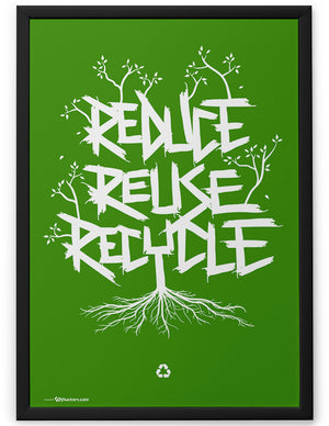 Poster - Reduce Reuse Recycle  - 2