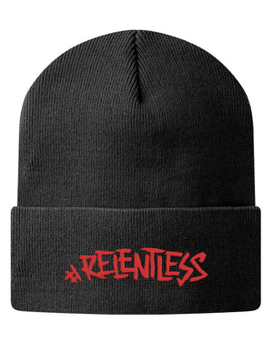 Knit Beanie - #Relentless  - 1