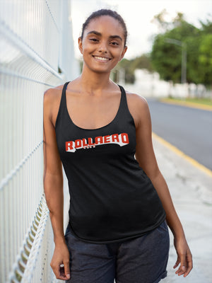 Rollaero Logo Women's Racer-back Tank-top