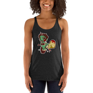 SHTV Green Orc Women's Racer-back Tank-top