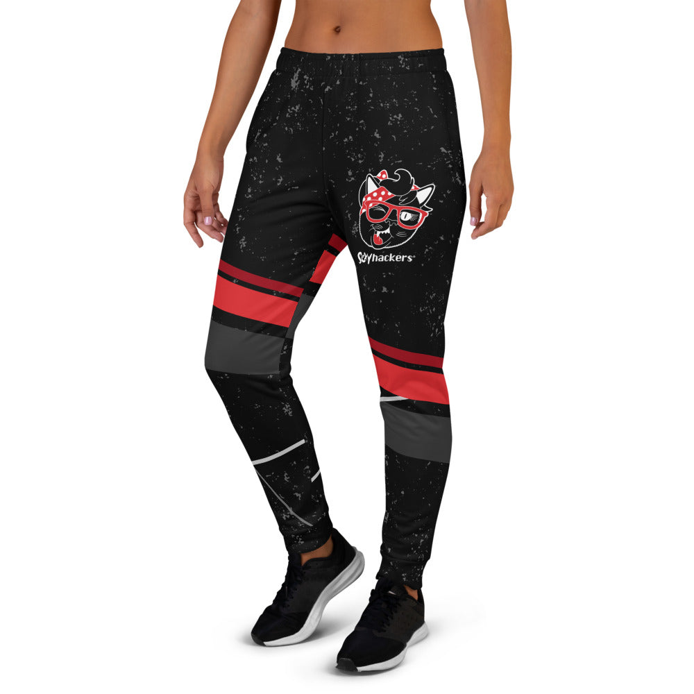 Sexy Hackers Cat Logo All-Over Print Women's Sweatpants