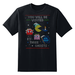 8-Bit Video Game Custom Holiday Design Unisex T-Shirt