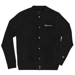 Sexy Hackers Text Logo Champion Bomber Jacket