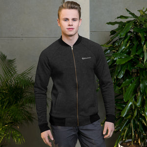 Sexy Hackers Letter Logo Embroidered Bomber Jacket