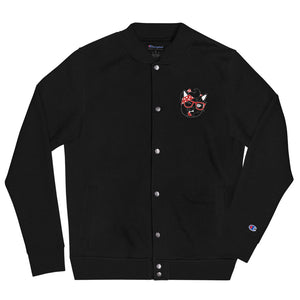 Sexy Hackers Cat Logo Champion Bomber Jacket