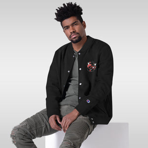 Sexy Hackers Cat Logo Champion Bomber Jacket