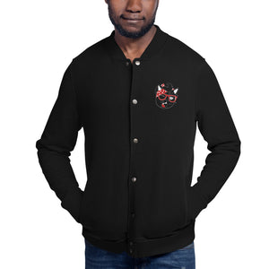 Sexy Hackers Cat Logo Champion Bomber Jacket