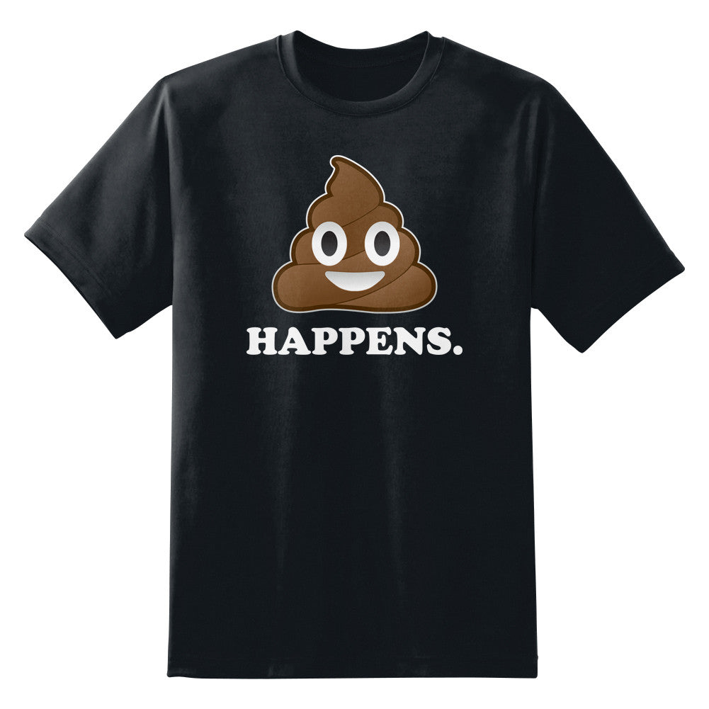 Sh*t Happens Emoji Unisex T-Shirt by Sexy Hackers