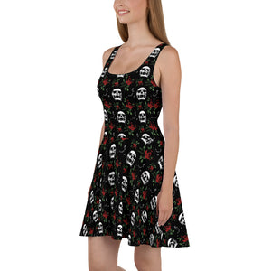Skulls N' Roses Skater Dress