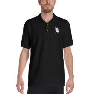 Sleepy Ralph Embroidered Headless Horseman Unisex Polo Shirt