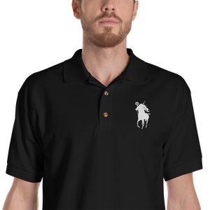 Sleepy Ralph Embroidered Headless Horseman Unisex Polo Shirt