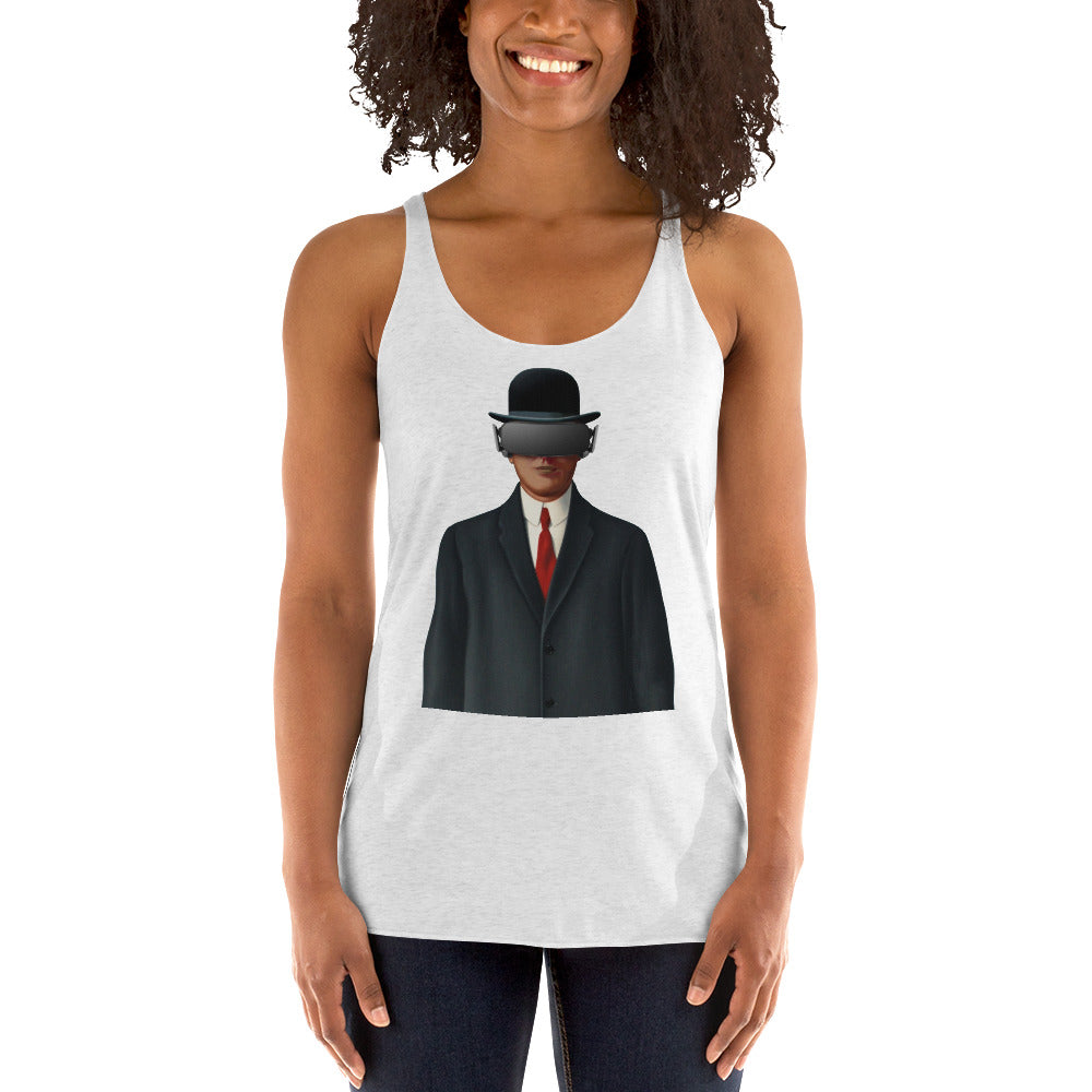 Son of Oculus Cut Out Variation Women's Racerback Tank-Top