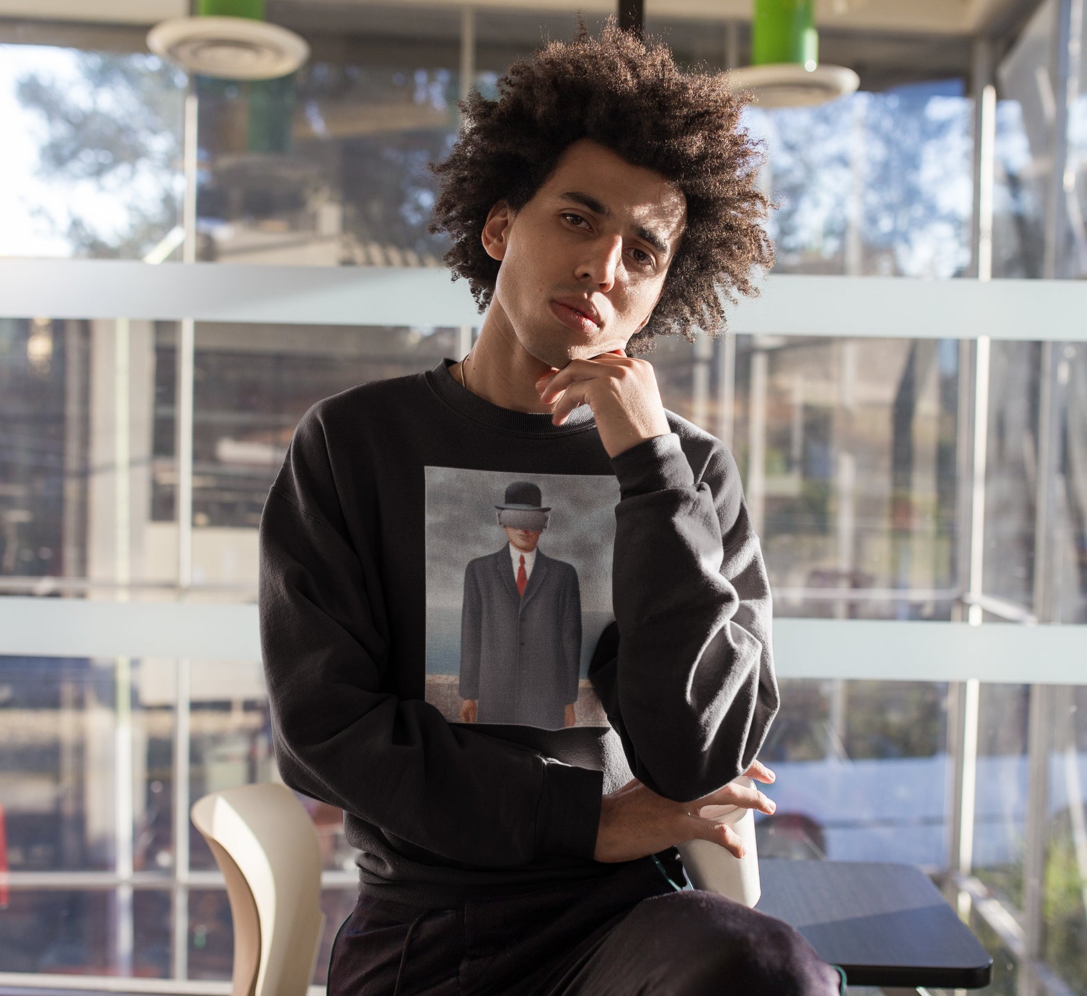 Son Of Oculus Unisex Crewneck Sweatshirt - A Sexy Hackers Exclusive
