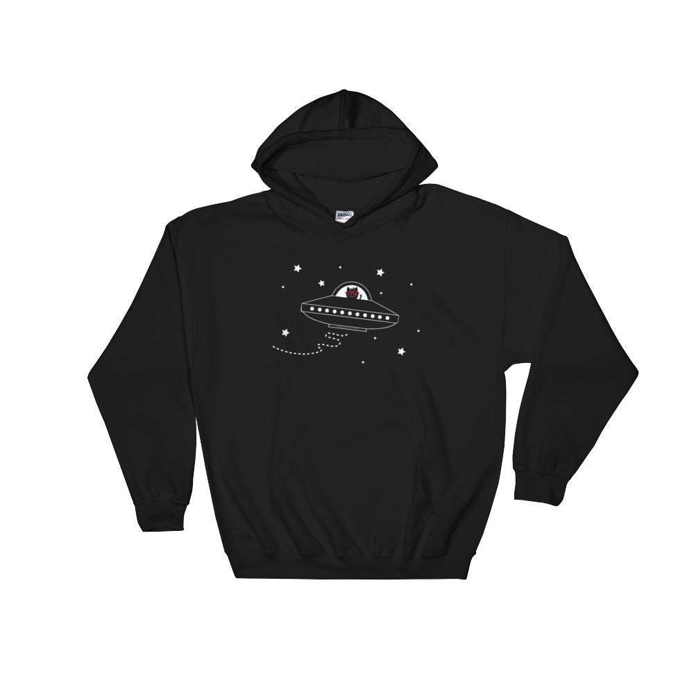 Space Ship Kitty Unisex Hoodies