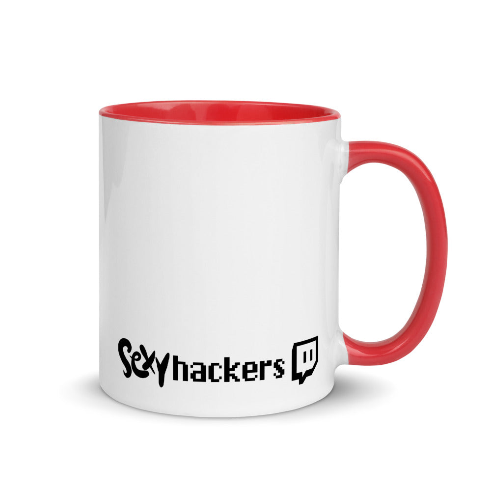 Spell Caster Coffee White Ceramic Mug with Color Inside