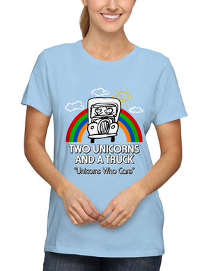Shirt - Two Unicorns and A Truck  - 2